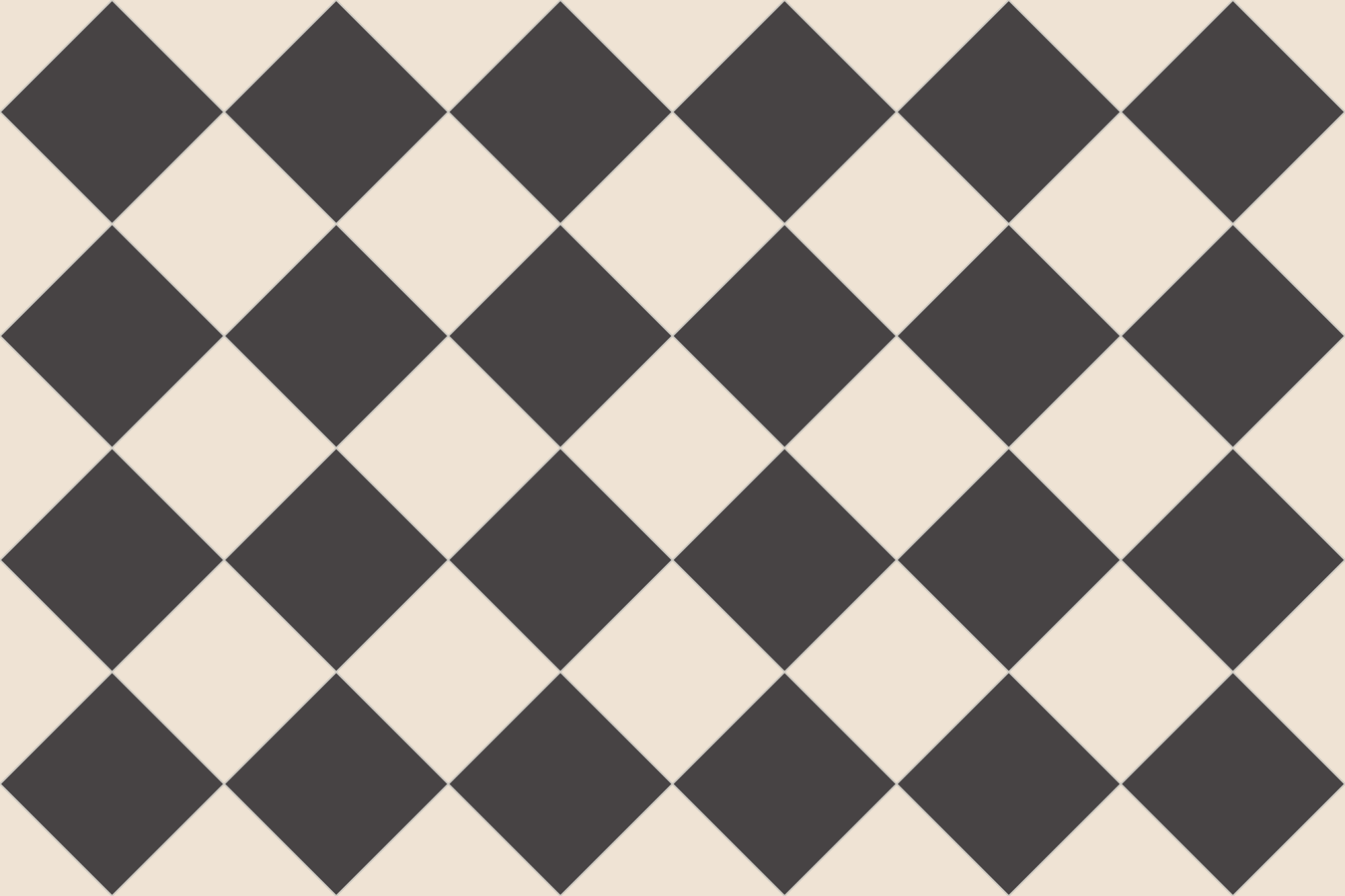 Checkerboard pattern drawing, Black and white colourway