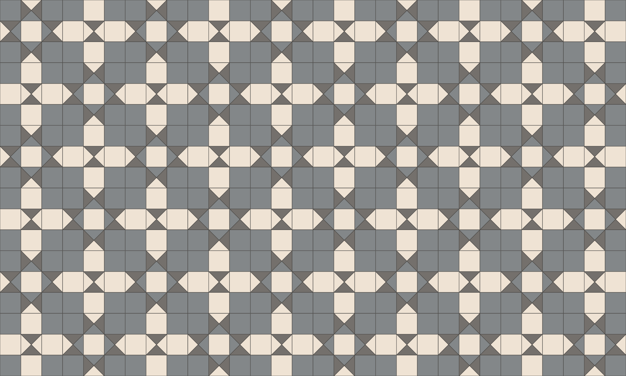 Adelaide pattern drawing, Grey, white and charcoal colourway